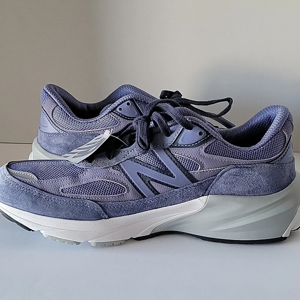 New Balance 990 Men's Lavender Mesh & Suede Sneakers Made In USA NEW! Size 9 - Picture 7 of 7